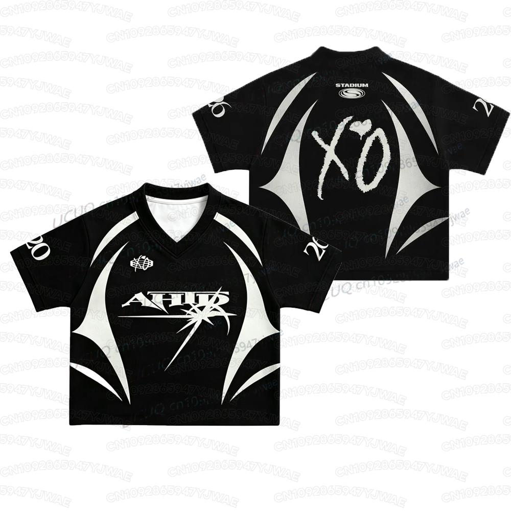 Sommer Herren Damen The-Weeknd After Hours Til Dawn Tour 2026 T-Shirt Harajuku T-Shirt Y2K Leichtes atmungsaktives Jersey