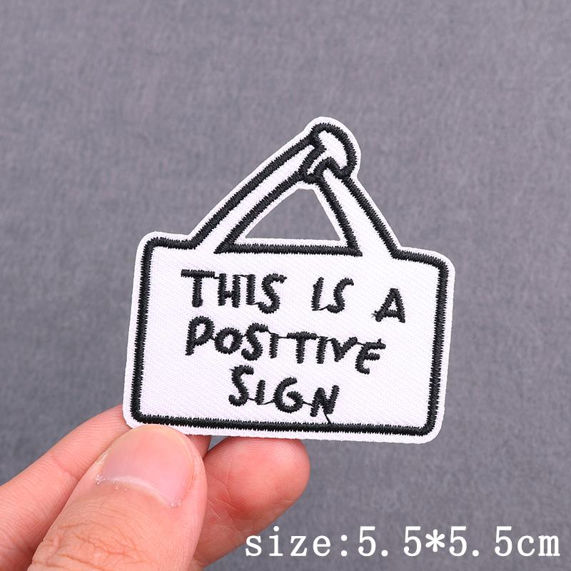 Letters Slogan Embroidery Patch Iron On Embroidery Patches For Clothing Thermoadhesive Patches On Clothes Book Lover Patch Decor