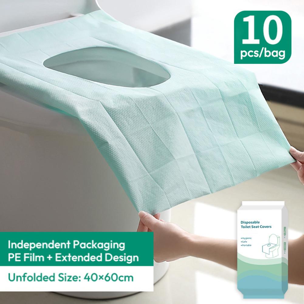 Disposable Toilet Seats Covers For Kids Adults Made Of PE And Paper For Travel