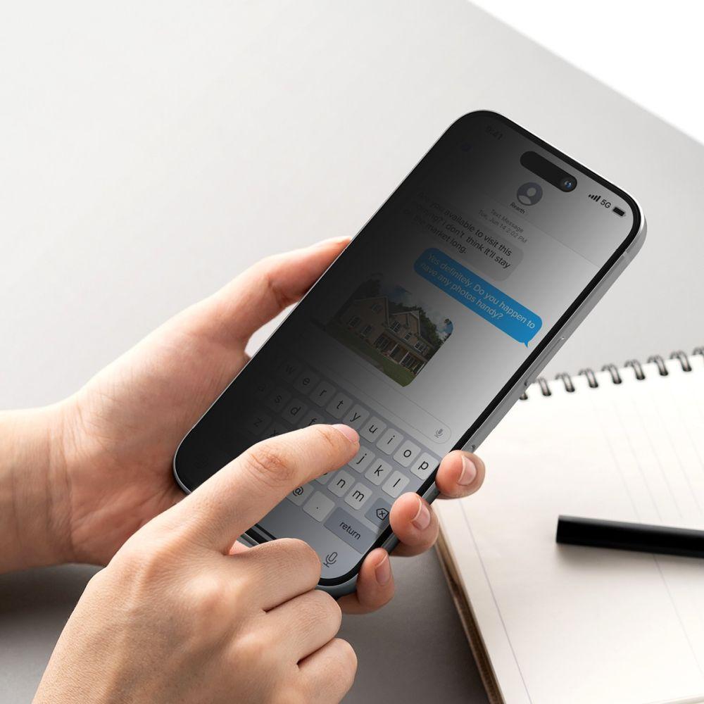 Szkło Prywatyzujące Ringke Easy Slide 2-Pack Iphone 16 Pro Privacy