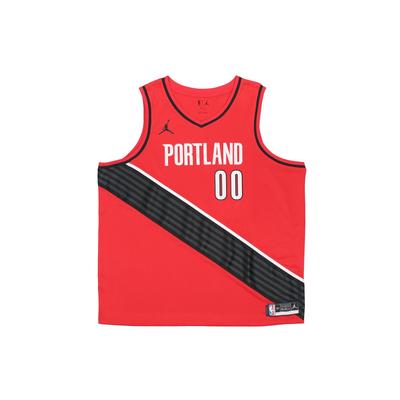 NBA Anthony Trail Blazers Statement Limited Edition Fan Jersey Men Tops Red CV9492-658