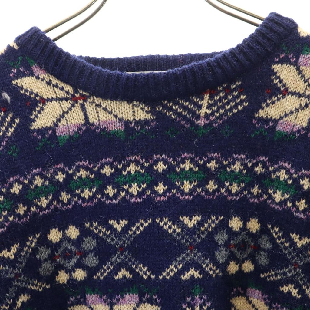 michael ross Baracuta made in England Nordic Pattern Long sleeve sweater Men's Used