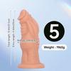 Black PVC Extra Long Anal Plug Dildo Sex Toy Masturbator for Men and Women Strap On Penis Realistic Dick