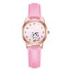Orologio Bambina Rosa Carino Cartone Animato Gatto Orologio Impermeabile 5-15 Anni Studente Scuola Primaria Donna Moda Orologio al Quarzo