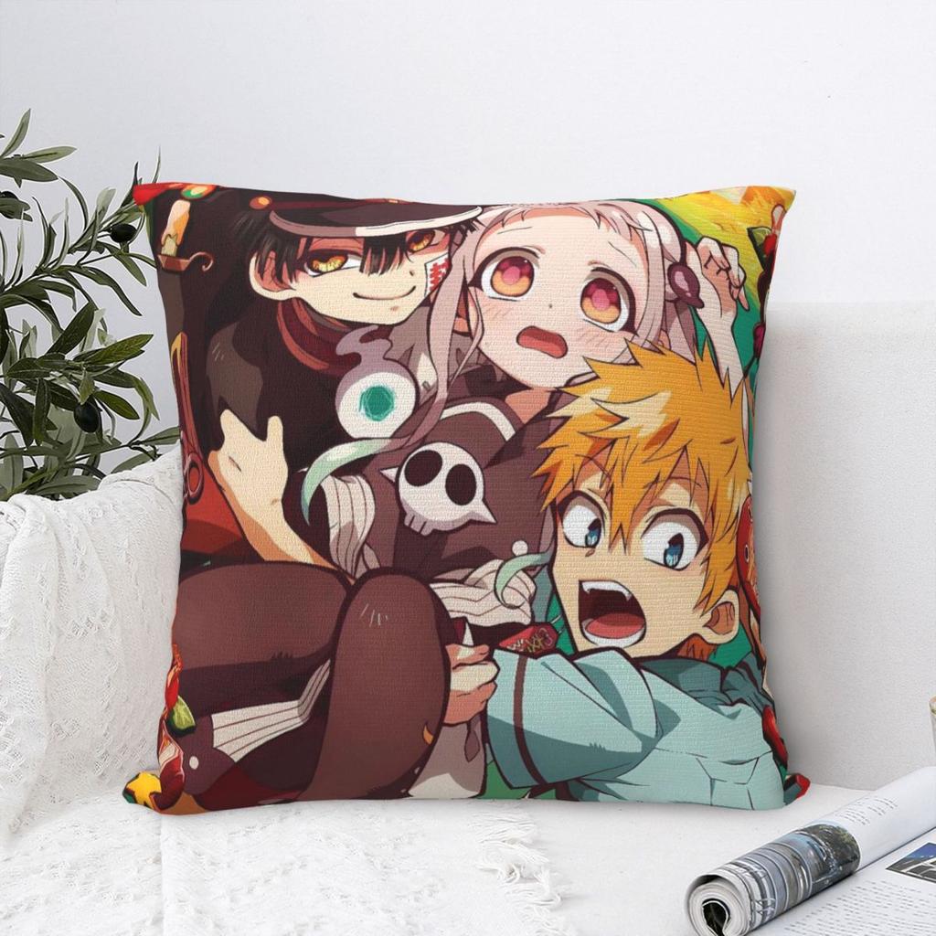 Hanakos Kuns Japanese Pillow Case Cushion Cover Polyester Printed Pillow Cover Cute Pillowcases For Wedding Party Home Decor