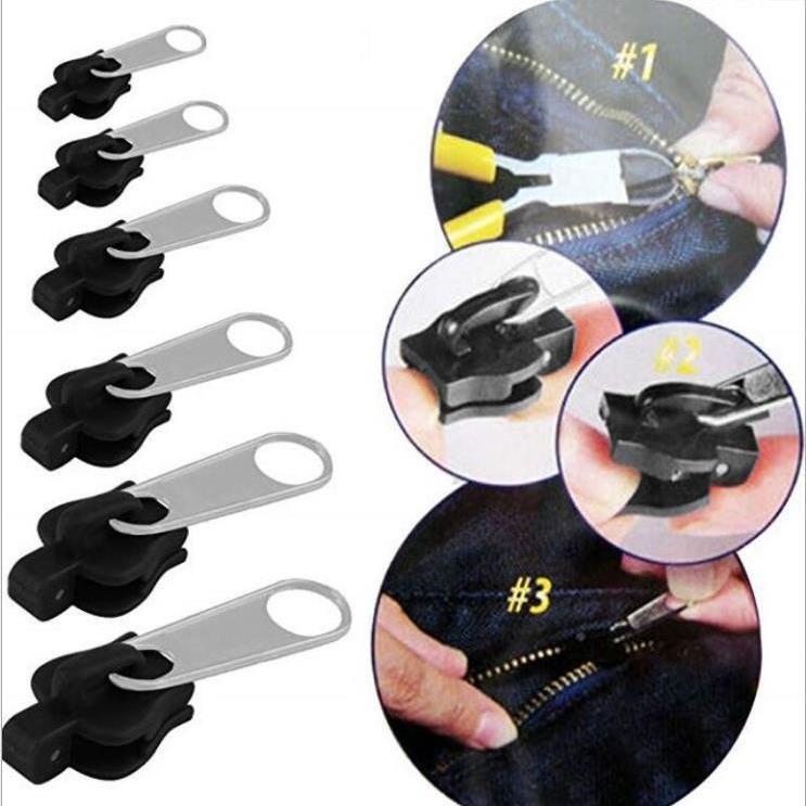 6er-Pack Reißverschlusskopf-Reparaturset