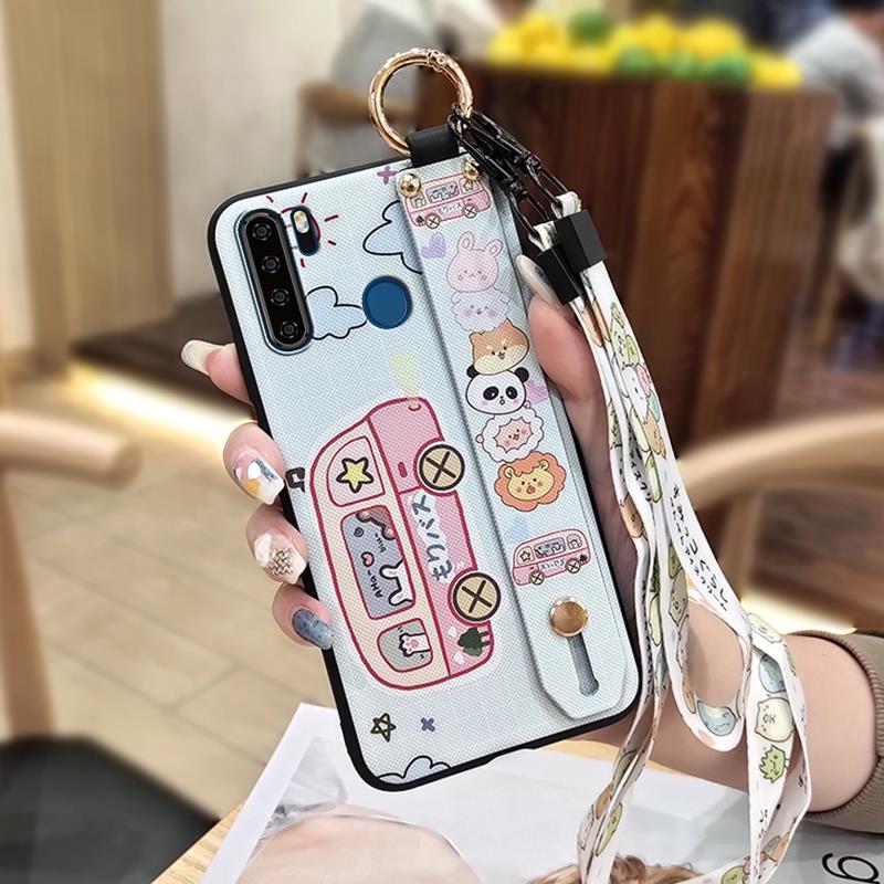 Shockproof Silicone Phone Case For Blackview A80 Pro Anti-knock Back Cover Dirt-resistant Phone Holder Waterproof Ring