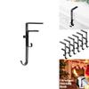 Christmas Sock Holder With Adjustable Non Slip Metal Hooks For Fireplace Decor