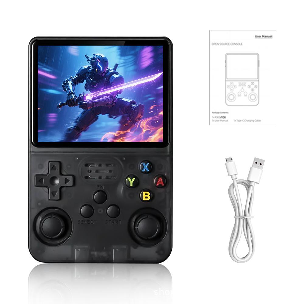 R36s Handheld Retro Console: Dual Joysticks, HD Screen, Open Source System, Nostalgic Games.