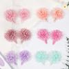 6Pcs Cute Chiffon Flower Slip Bangs Hair Clip, Princess Hair Accessory, Suitable for Girls Daily Use, Ideal Choice As a Gift