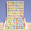 Holz 3D Alphabet Puzzle zum frühen Lernen: Groß- & Kleinbuchstaben für Kinder