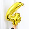 Silver & Gold 16-inch Number Balloons (0-9) - Popular Wedding Decoration & Street Vendor Item