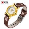 Ofns Women's Vintage Roman Numeral Quartz Watch Fashion Retro Dial, Waterproof, Small Casual Everyday Wristwatch for Ladies