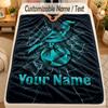 Flannel BlanketNorwich City Custom Name Text Personalized Soft Warm Throw Blanket Home Decor Gift