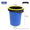 Large Capacity Thick Round Plastic Trash Can for Commercial Kitchens, Catering, Classrooms, Hotels, and Sanitation