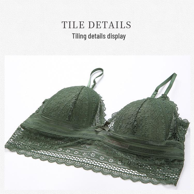 Summer Lace U-Back Triangle Cup Wire-Free Bra