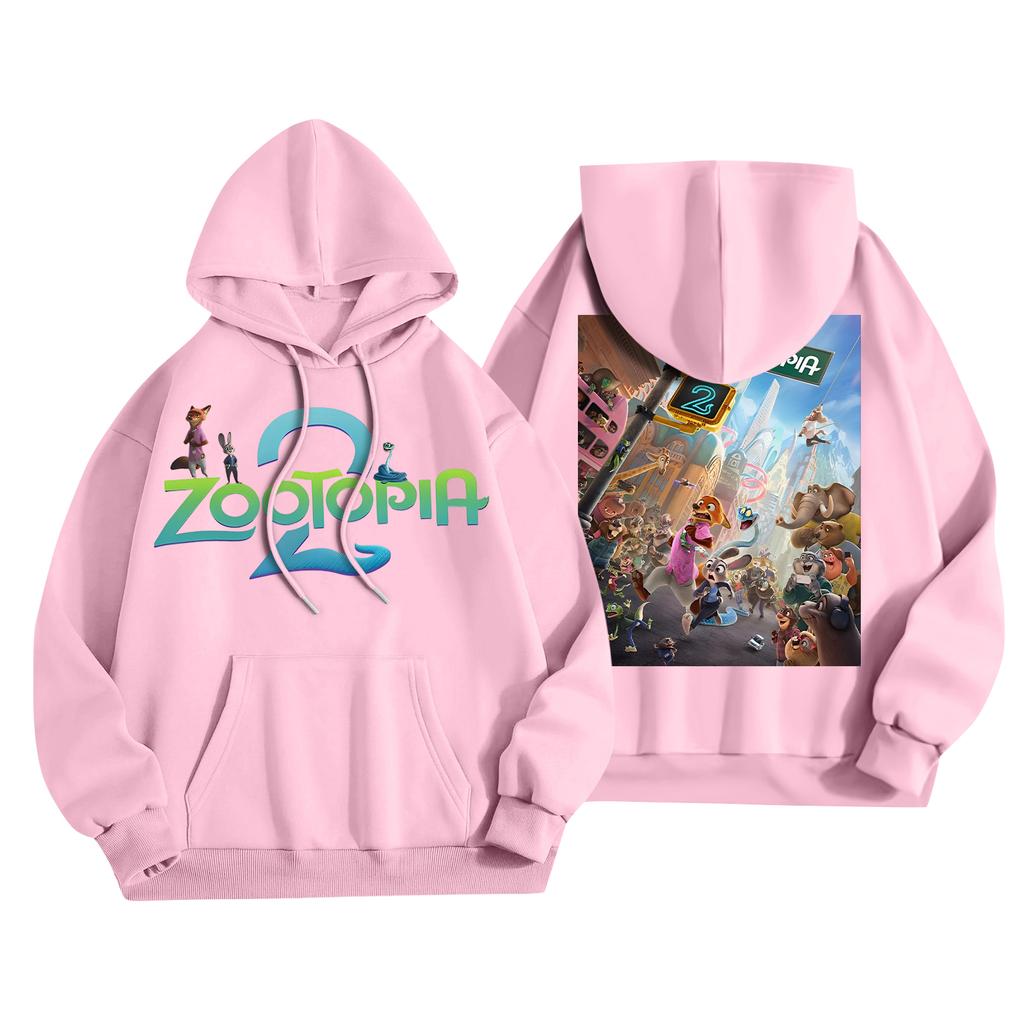 Women's Casual FashionPrinted  Casual Hooded Sweatshirt With Pockets