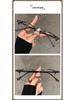 Ultra-Light Semi-Rimless Prescription Glasses for Men & Women - Stylish and Adjustable Eyewear Frames