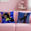 animated movie Hotel Transylvania Cushion Cover Soft  EasyWash Pillow Case  Versatile for Couch Bed Travel and Office
