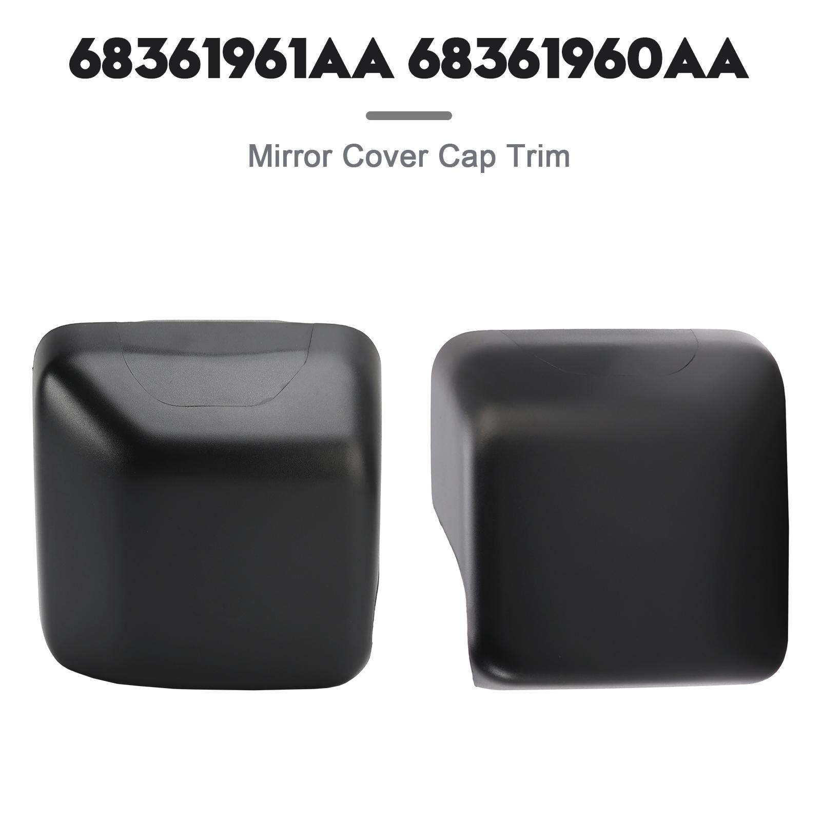 

Pair Mirror Cover Cap Trim Right Passenger for Jeep Wrangler Jl 2018-2023