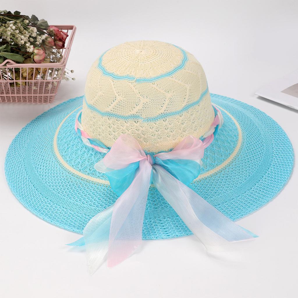 Ladies' Sun Visor Hat, Beach Grass Hat, Foldable Sun Hat