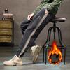 Men's Winter Thickening Trend Loose Corduroy Sweatpants Casual Pants and Velvet Trousers Men's Warm Sports Pants