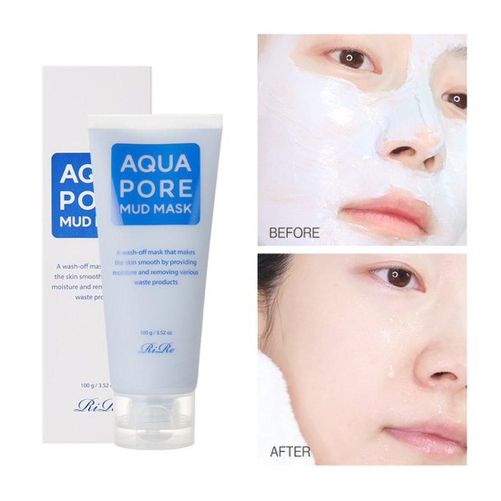 RIRE Aqua Pore Mud Mask / Wash Off Pack 100g