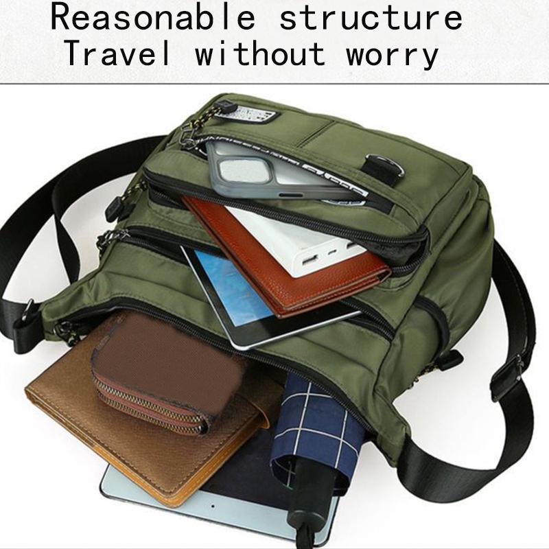 Borsa da Lavoro Multitasche Resistente Borsa a Spalla per Uomo e Donna Borsa a Mano Casual da Lavoro con Scomparti Multipli