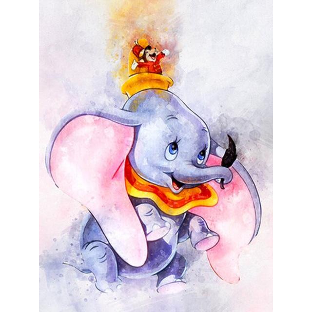 Animal Donald Duck Lion Deer Full Round Drill 5D DIY Diamond Painting Art Mosaic Home Decor Gift Frameless