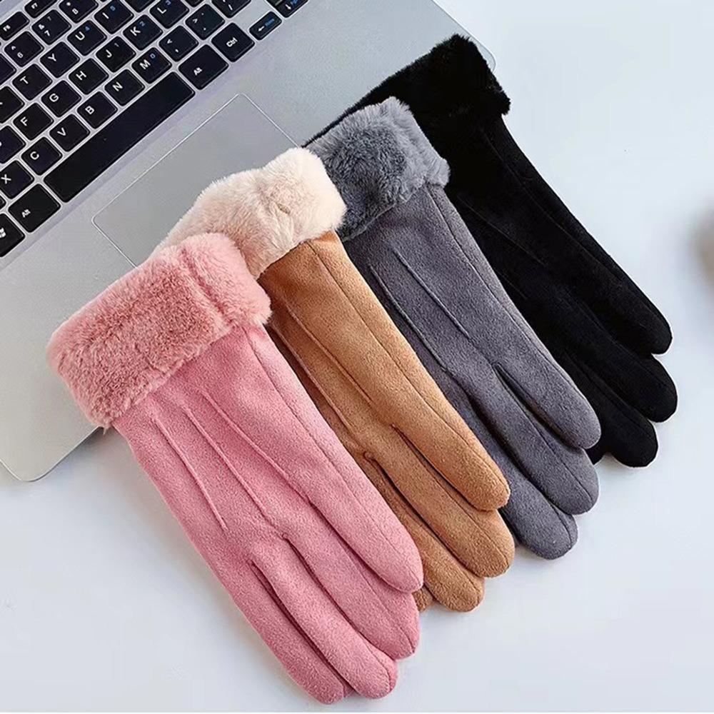 Xiaoxiangfeng gloves can touch the screen, thermal gloves, suede gloves, cycling winter thickened cold-proof gloves