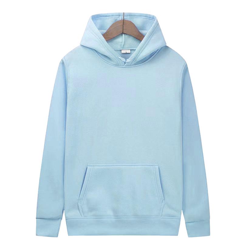 Unisex Solid Color Fleece Hoodie and Sweatpants Set