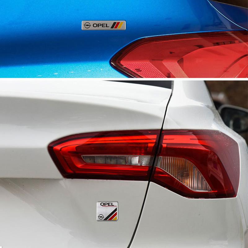Aluminum car parts stickers can be freely pasted on the car body For Opel Insignia Astra Antara Meriva Zafira H G Corsa