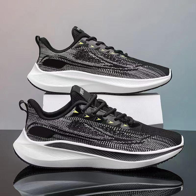 Fashion Cushioned Insole Mesh Upper Man Casual Sneaker Outdoor On Sale Cheap Liquidation Original Fashion Jump Wide Sports Shoes for Men