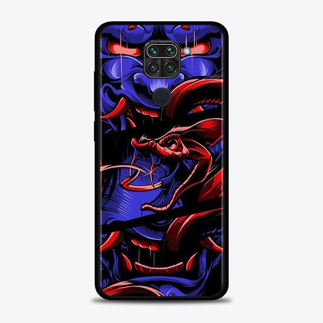 Terror Ghost Head Case For Xiaomi Redmi Note 11 10 9 8 7 Pro Max 9t 8t 9s Cover For Redmi 10 9 8 9c 9a 8a 7a