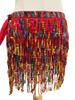 Halloween Belly Dance Costume with Sequin Tassel Hip Scarf and Waist Chain
