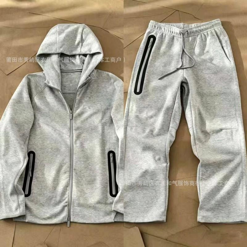 2026 Womens Tracksuit Set Hooded Jacket Sweatpants Casual Sportswear