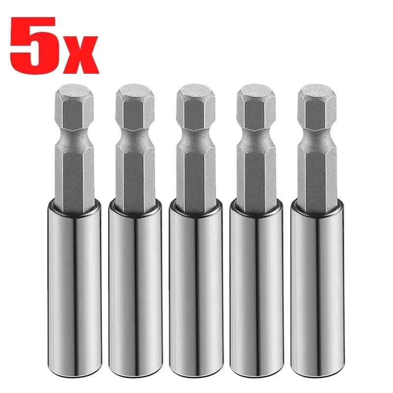Magnetic Screwdriver Extension Hexagonal Handle Extended Carbon Steel Connecting Rod Screwdriver Bit Holder Power Tool Wholesale