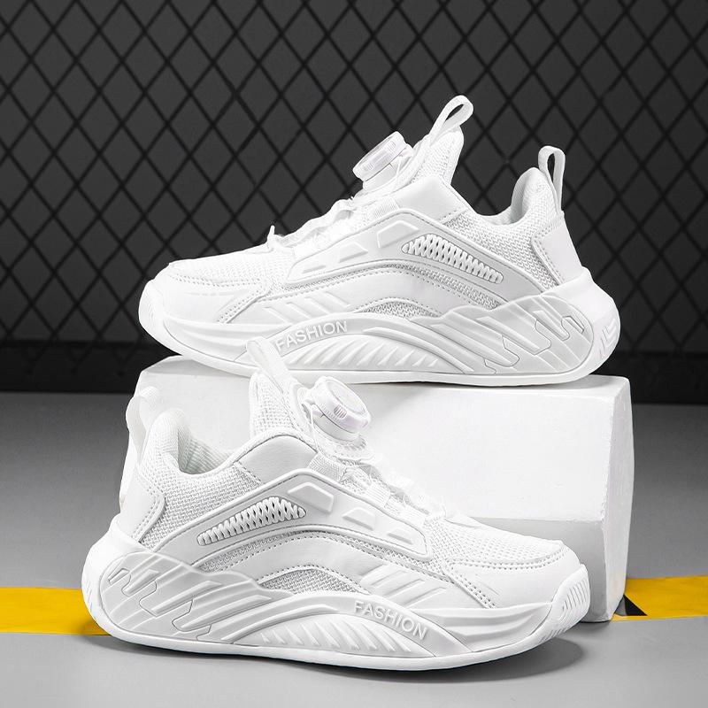 Kids' Sneakers: Fall 2025 Rotary Buckle, Non-Slip, Wear-Resistant for Boys & Girls