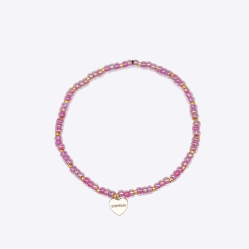 BONBEAU Ice color beads simple Bracelet Ice simple color layered bead bracelet