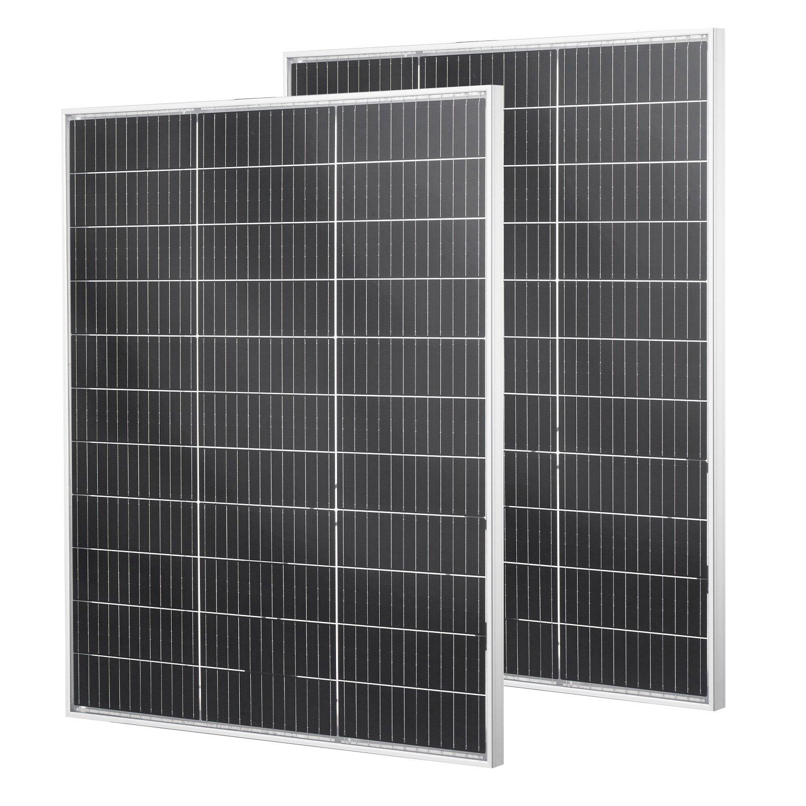 VEVOR 2PCS 100W Bifacial Solar Panels