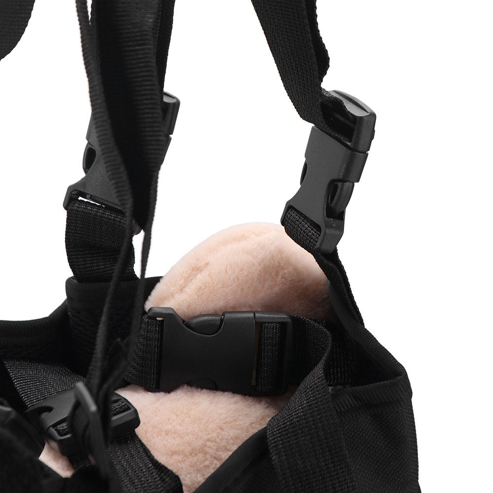 Adjustable Strap Dog Lift Harness Thicken Handle Portable Dog Sling Carrier Soft Lining Oxford Pet Lifting Vest Pet Supplies