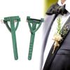 Magnetic Triangle Brooch for Groom or Bride Wedding Corsage