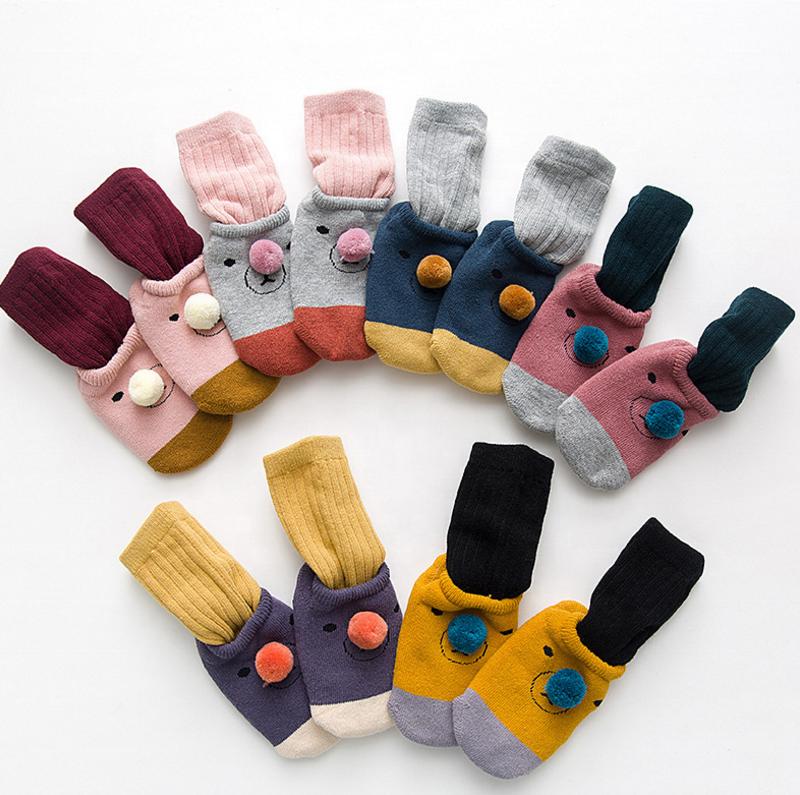 Novelty Custom Terry Socks Socks Anti slip Over Knee Socks Baby Stocking 0-3 months розовый