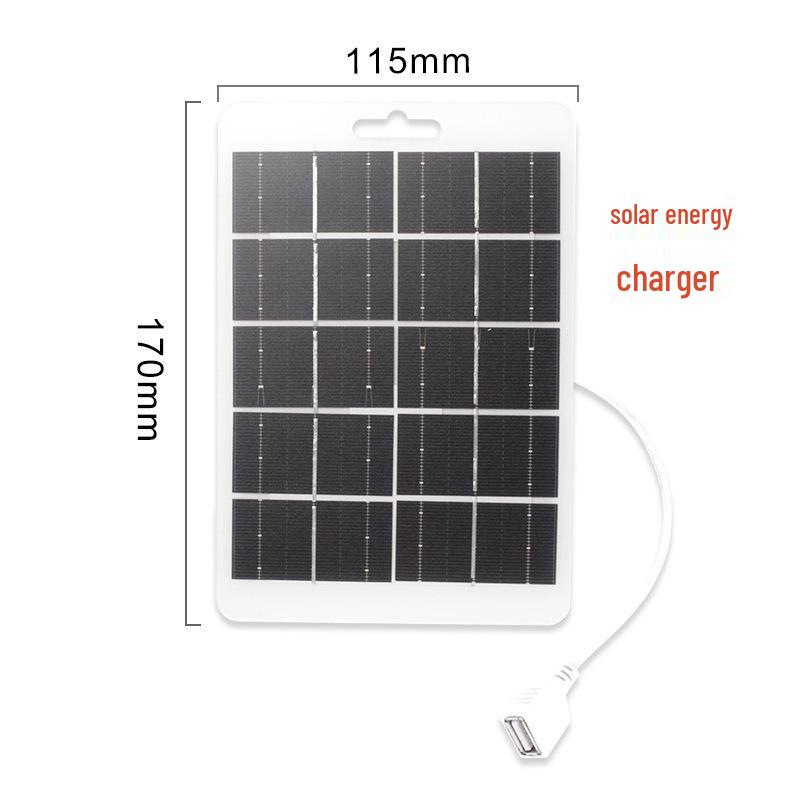 5V 2W Solar Power Bank Charger for Outdoor Mobile Phones