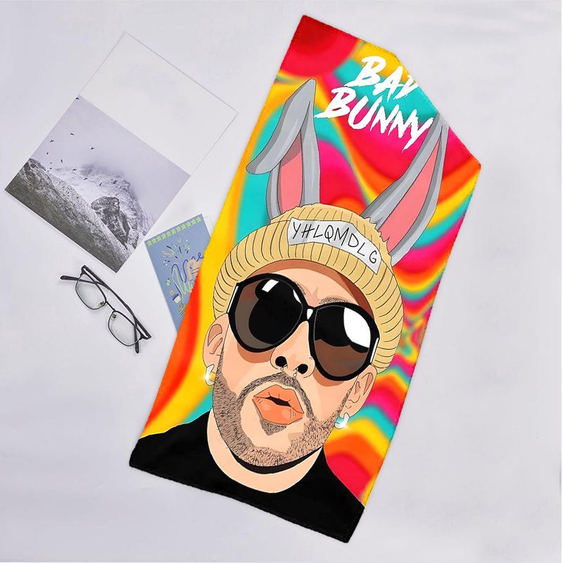 Serviette de plage mode Bbunny: Idéal pour les aventures estivales Doux, absorbant et à séchage rapide, convient pour la natation et le bain