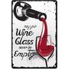 Retro Wine Metal Sign Plaque Vintage Whiskey Painting Perfect for Bar Restaurant Club Man Cave Wall Decor