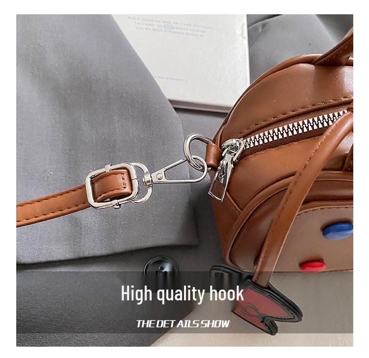 Cartoon Kitten Crossbody Bag for Kids - Mini Bow Shoulder Bag for Girls