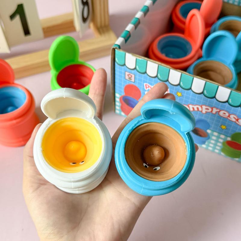 2Pcs Prank Toilet Squeeze  Toys Anti-Stress Toy Squishy Funny Stress Relief Play Pranks For Kids Adults Gift Prop
