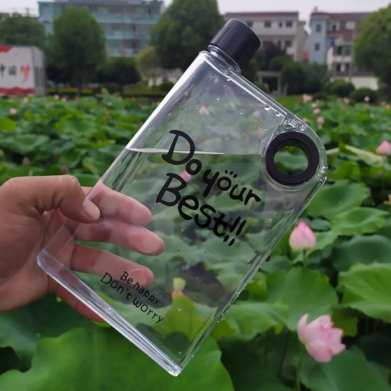 Czajnik rowerowy Yousheng Przenośna mała kwadratowa przezroczysta butelka na wodę pitną do biura