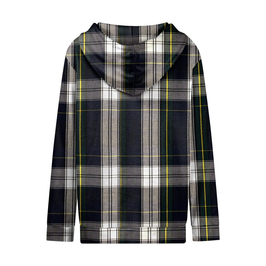 Dam Casual Mode Långärmad Dragkedja Jultryck Stickad Hoodie